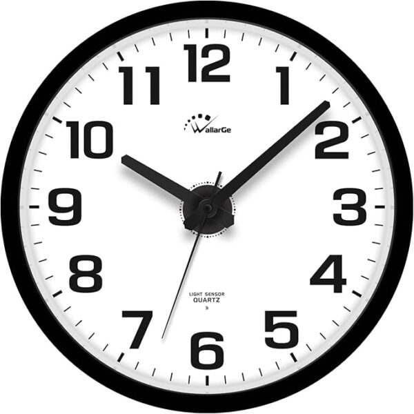 Night Light Wall Clock for Bedroom - Image 2