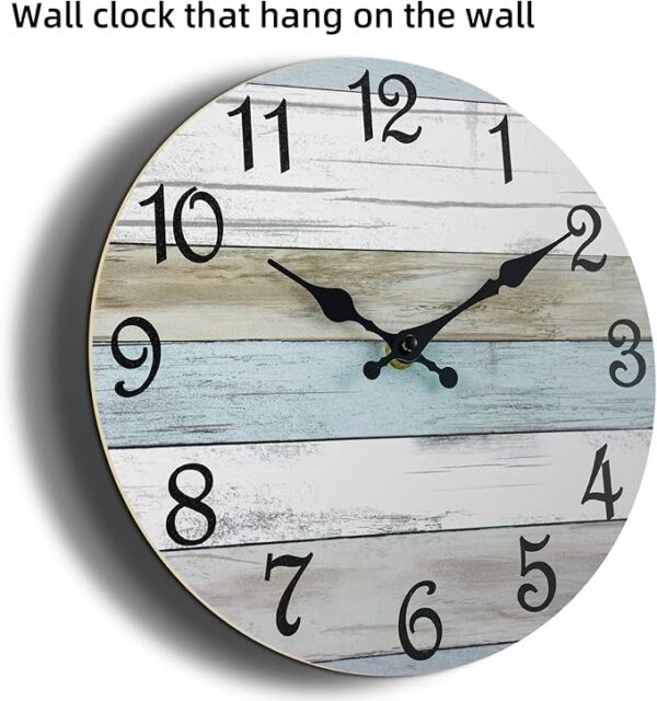 Wall Clock Silent Non Ticking Wall Clocks Battery Operated - Image 2